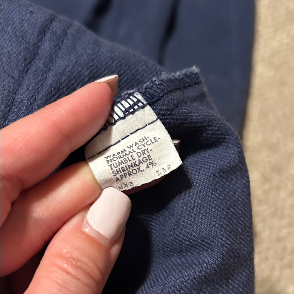 Vintage 1970s Levi’s Navy Cargo Pants!!! - Picture 13 of 14
